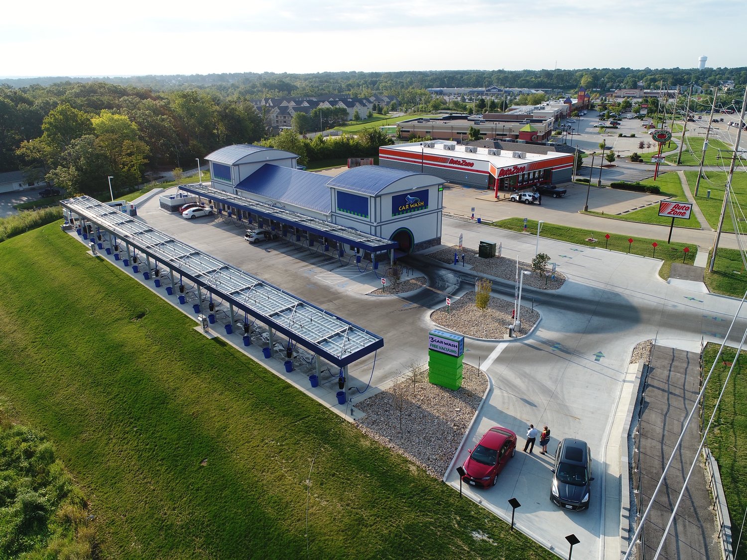 The company operates five car washes, including one in O'Fallon, above. Another in the St. Louis area was slated to open this month.